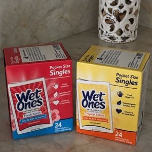 - Two Boxes of Wet Ones Individually Wrapped…